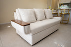 2 Seat Storage Sofa with storage arms and backrest Coming Soon