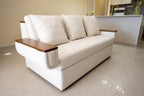 2 Seat Storage Sofa with storage arms and backrest Coming Soon