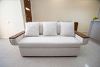 2 Seat Storage Sofa with storage arms and backrest Coming Soon
